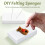 8St Vilten Spons Pads Voor Handmatige DIY Projecten Wit 5
