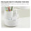 1Draaibare white Plastic Pennenhouder 8