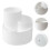 1Draaibare white Plastic Pennenhouder 11