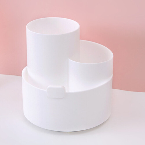 1Draaibare white Plastic Pennenhouder 2