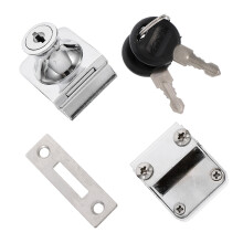 1Set Veiligheidscabinet Lock Voor Glazen Deuren En Presentatiekasten