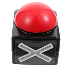 1Plastic Antwoord Buzzer Zwart Met Licht En Geluid Voor Spelgebruik