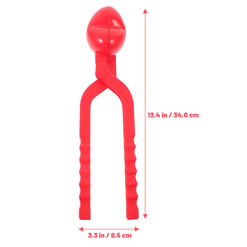 2St Stevige Plastic Clips Voor Sneeuwbal Gevechten En 1