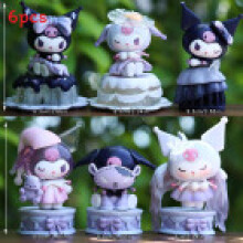 Figura de acción de juguete de PVC Kuromi con habilidades motoras finas y compromiso visual para niños