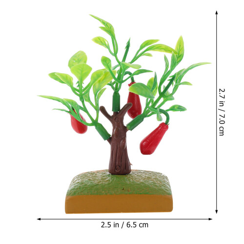 10St DIY Tuindecoratie Fruitboom PVC Micro Landschap 1