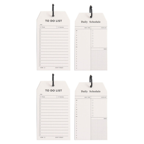 4St Huiselijke Planning Notepad Voor Studenten En Reizigers