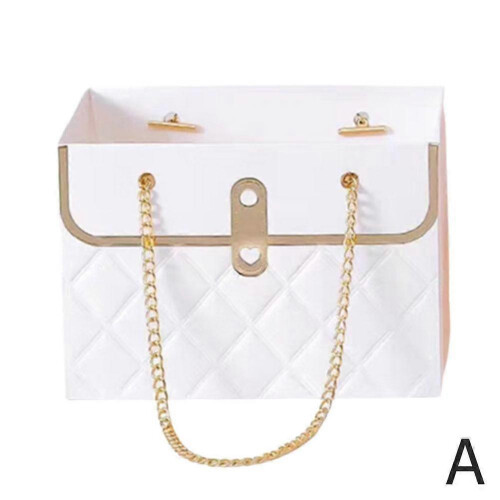 (White) Rectangular Gift Bag Flower Packaging Bag Small Fragrance Bag Packaging Box 1