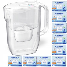 Aquaphor Fresh 3,2L hvidvandsfilterkande med 10 Maxfor+ patroner