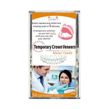 (Back teeth) Temporary Dental Tape Crown Porcelain Veneers for Anterior and Posterior Teeth