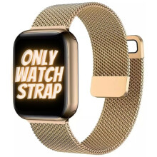 URREM TIL APPLE WATCH 1/2/3/4/5/6/7/8/9/10/SE 42/44/45 GULDSTÅL