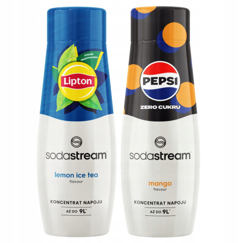 2 Sirupper til vand Sodastream Citron Iste + Pepsi Max Mango