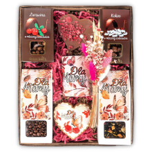 STOR GAVE TIL MORS DAG - SÆT TIL MOR KAFFE KOP BLOMSTER CHOKOLADE BOKS