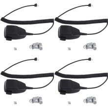 4X Microfono Altoparlante Radio Bidirezionale HMN3596A per Maniglia Autoradio GM300/SM50/SM120/GM3688/GM3188