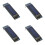 4X Display Module 0.91 Inch SSD1306 OLED Display Module OLED Screen Driver  3.3V, Font 1