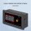 3X PWM  Motor Speed Controller Motor Fan Controller with Display Motor Controller 9-60V/12A /500W 4