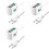 3X USB Power Strip Phone Charger Adapter MultiPort  Socket Wall Charger for   Socket HUB EU-PLUG 1