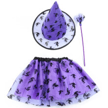 Kostumesæt HEKS Violet Heks