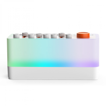 White Noise Sleep Sound Machine met 8, draagbare Bluetooth-luidspreker, 12 kleuren nachtlampjes