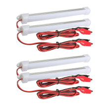 10 x 12V Auto LED SMD Innenlichtleiste Rohr Streifen Lampe Van Boot Caravan Wohnmobil Kaltes Weiss