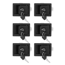 6X Rv Car Paddle Entry Door Lock  Handle Knob -Trailer Pull Type Panel Door Lock
