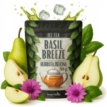 Grøn te ICE TEA BASIL BREEZE 50 g Isthe Pære Med Basilikum