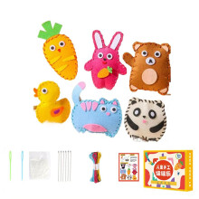 Kids Sewing Kit Doll Sewing Kit for Kid Doll Making Supplies Learn to Sew Stuffed Animal Dolls Kid'S Sewing Kit