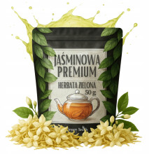 Grøn te Jasmin PREMIUM 50 g SENCHA med jasminblomst 20%
