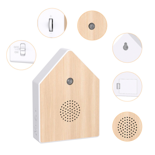 Vogelgezwitscher-Soundbox mit Bewegungssensor und Singvogelbox