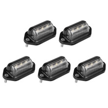 5X LED License Plate Light Waterproof License Plate Tail Light for Trailers, RV, Trucks, Boats