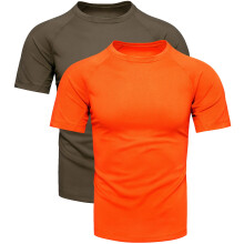 Herre marineblå bomulds-T-shirt med Recea-print XL