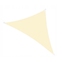 IbizSail Garden Sun Sail Vandtæt 4x3,5x3,5 m Creme