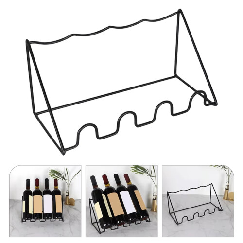 Wave Shaped Wine Display Stand Wine Bottle Storage Racks Multi  Wine Holder Cabinet Shelf Organizer Bar Tools 2