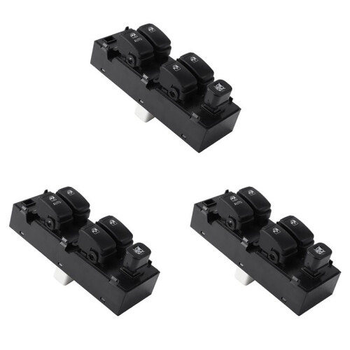 3X Front Left Master Electric Power Window Control  Driver Side for  Getz 2005 93570-1C110