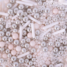 White Pearl Mix sokerihelmiä 50g strösseleinä