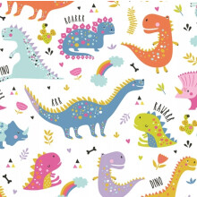 DINOSAUR Dino fødselsdagsservietter 33x33cm 20 stk.
