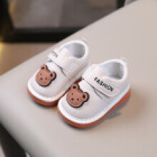 (White,18)Mouse Toddler Soft Sole Sneakers Walking Shoes With For Baby Boys Gift Girls