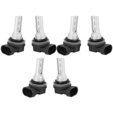 H8 H11 H16 LED Ampoule de Brouillard, H16 Lampe de Brouillard LED Haute Puissance Csp-Y11, Blanc Froid 6500K (6 Paquets )