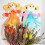 Akrylpomponer farverige mix fluffy 300 stk. 1