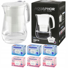 Aquaphor Onyx 4,2l hvid filterkande med 3 almindelige og 3 magnesiumfiltre