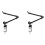 2X Heavy Duty Microphone Arm Stand Adjustable and Foldable for Studio and Live Performances 1