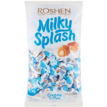 MILKY SPLASH TOFFEE ROSHEN SLIK 1 kg EMBALLAGE