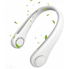 Kannettava lapaton kaulatuuletin 360 ilmavirtauksella, Mini USB ladattava sähkötuuletin, Hands Free -tuuletin