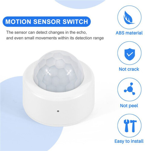 5X Tuya Zigbee PIR-Rörelsesensor Människokroppens Rörelsesensor  Life Control Fungerar med Alexa  Home 1
