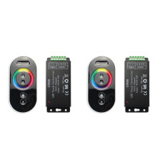 2X GT666 DC12-24V 6Ax3Channel RBG Touch LED Controller for 5050 RGB Strip Lights