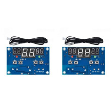 2X W1401 Digital Thermostat Temperature Controller with Sensor Waterproof Probe LED Display for Circuit Control
