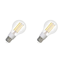2X Tuya Zigbee  Filament Glühbirne 7W LED-Lampe E27 Dimmbare Beleuchtung 806Lm CCT  Dimmbares Dekoratives Innenlicht
