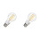 2X Tuya Zigbee  Filament Bulb 7W LED Light Lamp E27 Dimmable Lighting 806Lm CCT  Dimmable 1