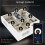 2X Tuya Zigbee  Filament Bulb 7W LED Light Lamp E27 Dimmable Lighting 806Lm CCT  Dimmable 4