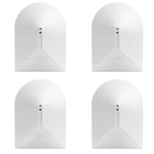 4X Glasbreuksensordetector voor Alarmsysteem Bekabelde Glasbreuksensor