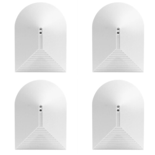 4X Glass Break Sensor Detector for Alarm System Wired Glass Break Sensor